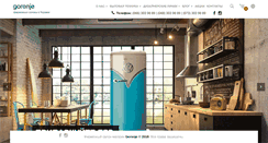 Desktop Screenshot of gorenje.com.ua
