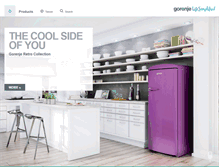 Tablet Screenshot of gorenje.tw