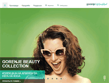 Tablet Screenshot of gorenje.com.mk