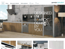 Tablet Screenshot of gorenje.is