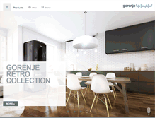Tablet Screenshot of gorenje.cn