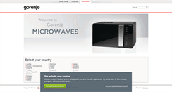 Desktop Screenshot of microwave.gorenje.com