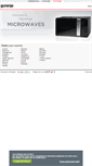 Mobile Screenshot of microwave.gorenje.com