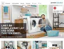Tablet Screenshot of gorenje.se