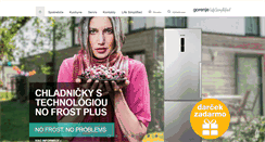 Desktop Screenshot of gorenje.sk