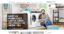 Desktop Screenshot of gorenje.dk