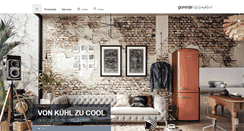 Desktop Screenshot of gorenje.at