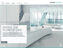 Tablet Screenshot of gorenje.hk