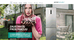 Desktop Screenshot of gorenje.hr
