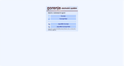 Desktop Screenshot of obchod.gorenje.cz