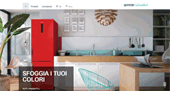 Desktop Screenshot of gorenje.it